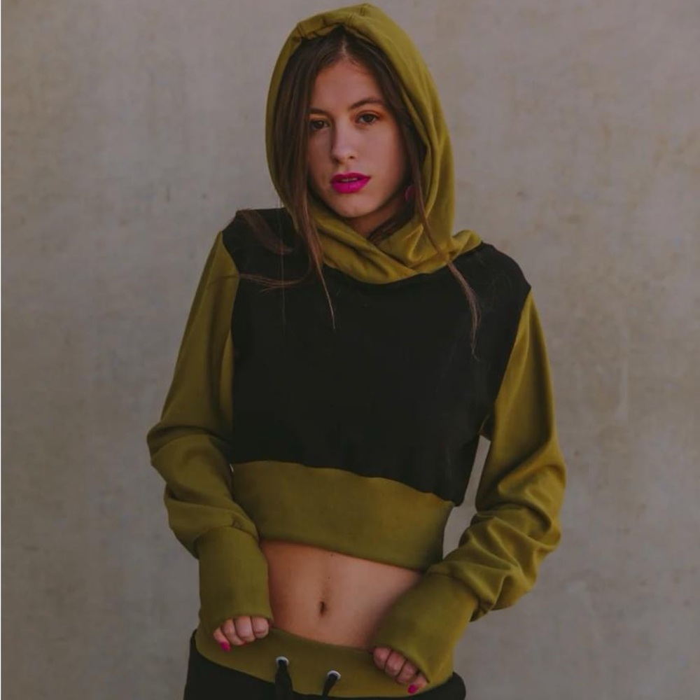 The Modern Vagabond Cropped Mogul Hoodie